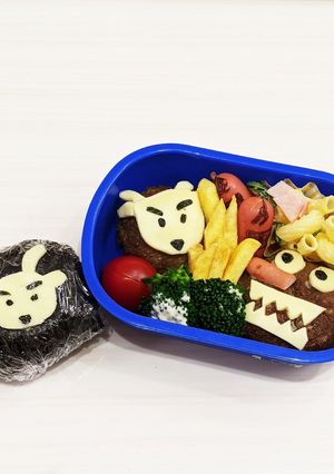 絵本　弁当　保育園　年少　がらがらどん-レシピのメイン写真
