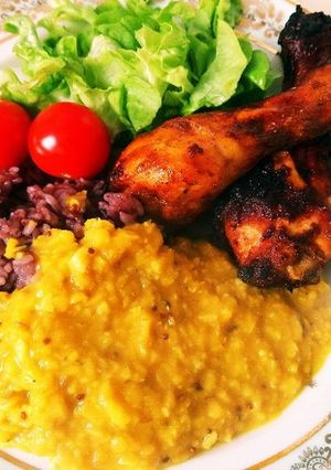 オレンジレンズ豆でダルカレー-レシピのメイン写真