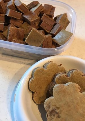 犬用おやつ　レバー卵粉のみ　無添加-レシピのメイン写真