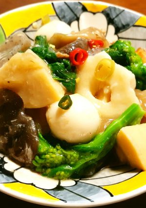 ちくわぶとこんにゃくの八宝菜風 発酵玉葱-レシピのメイン写真