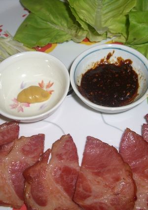 焼豚をごちそうに♪みそと野菜でヘルシー-レシピのメイン写真