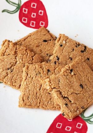 簡単！サクプチ☆ごまおからきな粉クッキー-レシピのメイン写真