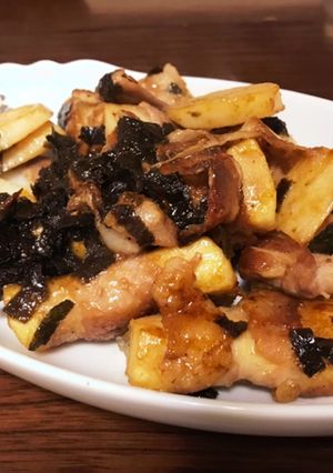 長芋と高野豆腐の豚肉巻き-レシピのメイン写真
