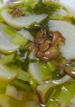 レクチンフリーかぶと舞茸のスープ-レシピのメイン写真