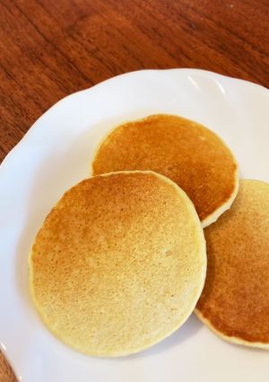 【離乳食後期】砂糖不使用の米粉パンケーキ-レシピのメイン写真