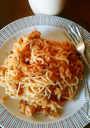 家事ヤロウ・ポテトチップパスタのアレンジ-レシピのメイン写真