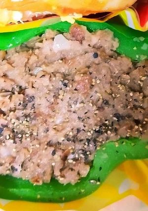 ピーマン肉詰め(マルシンハンバーグで)-レシピのメイン写真