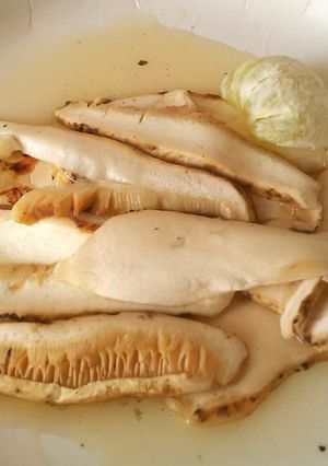 出張ゴハンその1◎松茸の湯煎蒸し-レシピのメイン写真