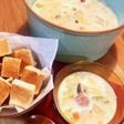 朝食パンにピッタリ☆白菜のミルクスープ