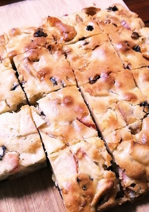 ごろっと2個消費！りんご&レーズンケーキ-レシピのメイン写真