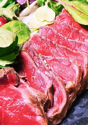 男飯★超簡単！親父の柔らか牛モモたたき-レシピのメイン写真