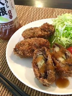 *なすの牛肉巻きフライ*-レシピのメイン写真
