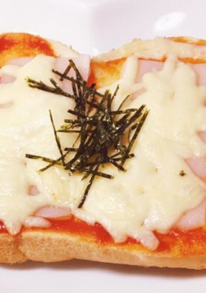 余ったしゃぶしゃぶ餅で、餅ピザトースト♡-レシピのメイン写真