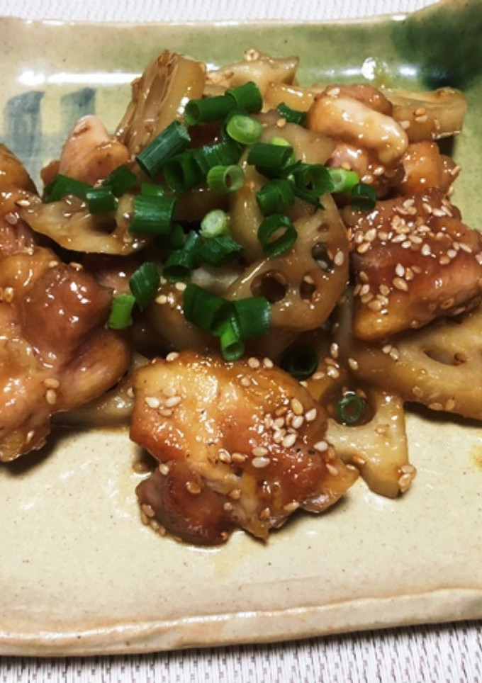 れんこんと鶏肉の旨々炒め煮-レシピのメイン写真
