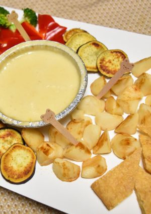 大和芋と油揚げの和風チーズフォンデュ-レシピのメイン写真