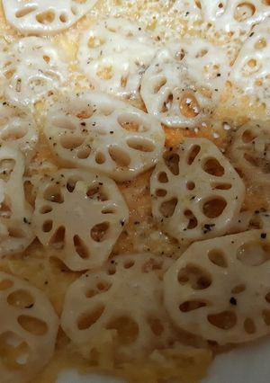 れんこんとチーズのパリパリ焼き-レシピのメイン写真