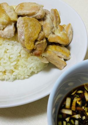 簡単♫炊飯器でシンガポールチキンライス-レシピのメイン写真