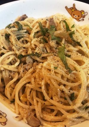 レンジでもちもち水漬けアンチョビパスタ-レシピのメイン写真