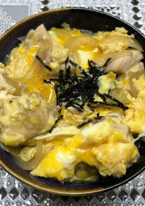めんつゆで作る簡単親子丼♪-レシピのメイン写真