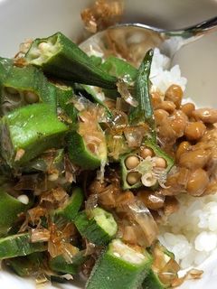 納豆オクラご飯-レシピのメイン写真