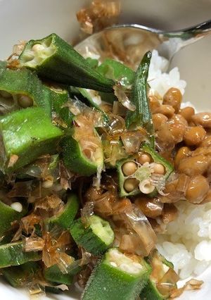 納豆オクラご飯-レシピのメイン写真