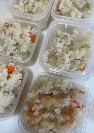 まいたけの炊き込みご飯　離乳食-レシピのメイン写真