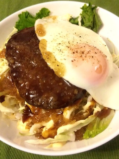 簡単⬛️ロコモコ風丼-レシピのメイン写真