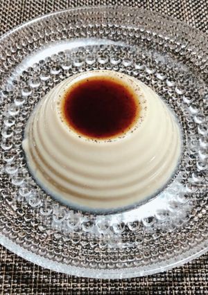 卵なし(*Ü*)簡単ほうじ茶豆乳プリン-レシピのメイン写真