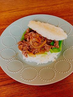 【簡単】おこげを楽しむ絶品ライスバーガー-レシピのメイン写真