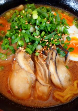 牡蠣の味噌ラーメン-レシピのメイン写真