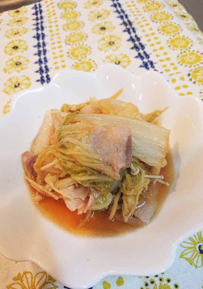 白菜と豚バラのさっと煮-レシピのメイン写真