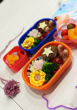 保育園 ひまわり弁当-レシピのメイン写真