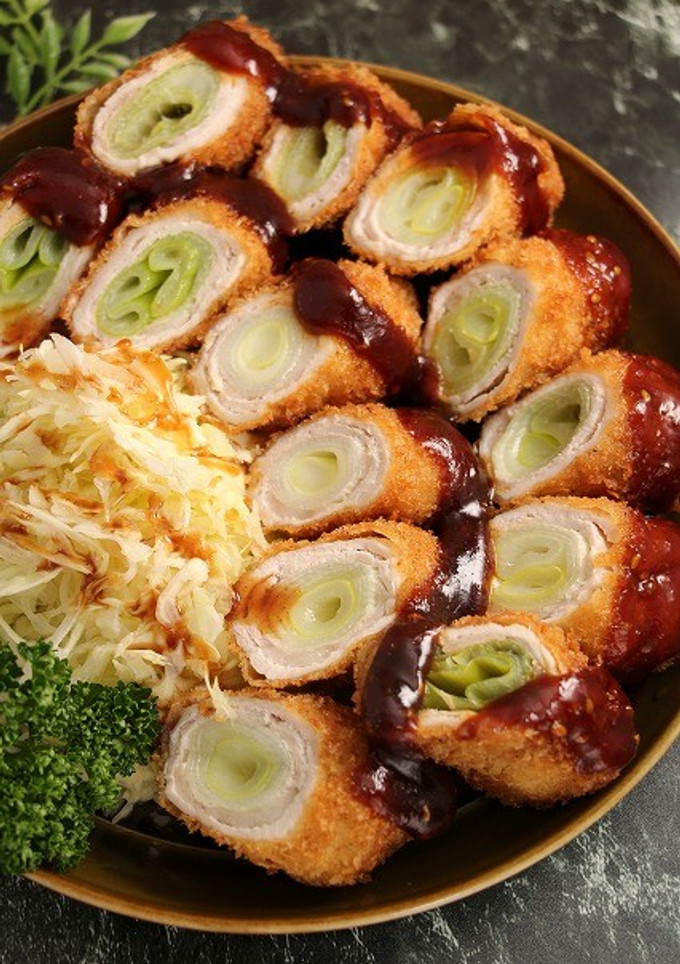 簡単！ネギとんかつ☆肉巻きフライ-レシピのメイン写真