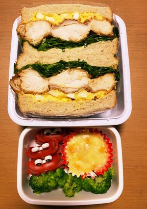 20201124中学2年男子お弁当-レシピのメイン写真