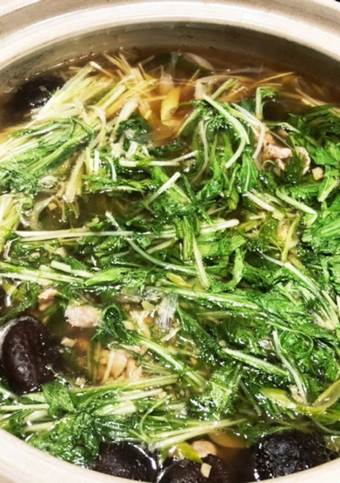シャキシャキ水菜とぷるぷる豚のしょうが鍋-レシピのメイン写真