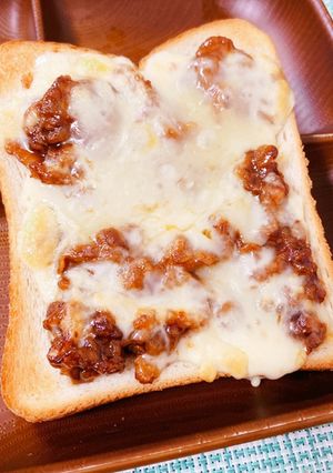 〜洗い物ゼロ〜　ガッツリ！焼肉トースト！-レシピのメイン写真