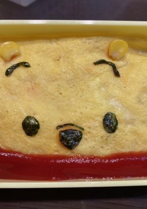 57キャラ弁　ぴったりプーさん-レシピのメイン写真