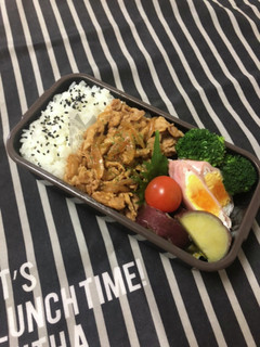 男子高校生弁当★98 ポークケチャップ-レシピのメイン写真