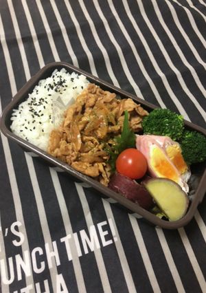 男子高校生弁当★98 ポークケチャップ-レシピのメイン写真