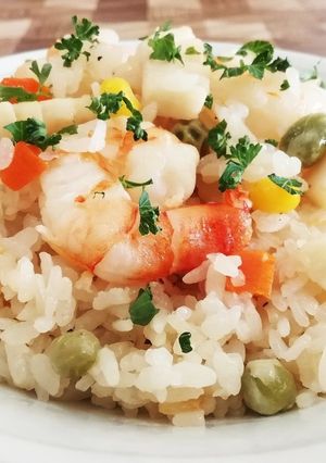 炊飯器にお任せ❤シーフードピラフ-レシピのメイン写真