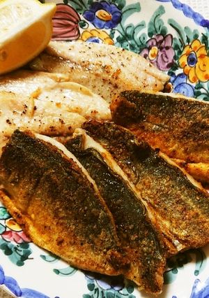タコス味とハーブ味のアジのムニエル-レシピのメイン写真