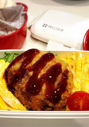 のっけ弁当(コロッケ)-レシピのメイン写真