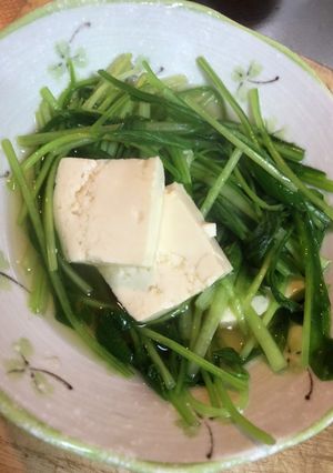 ♡農家直伝♡上品！壬生菜と豆腐煮-レシピのメイン写真