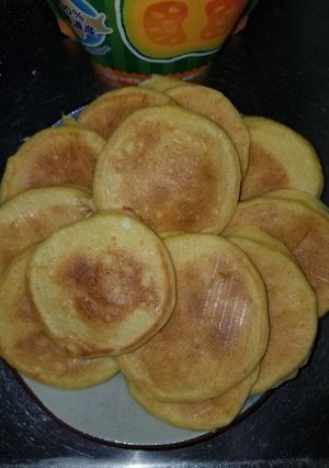 豆腐入りかぼちゃパンケーキ-レシピのメイン写真