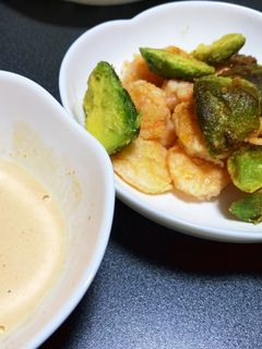揚げないエビマヨ〜アボカドを添えて〜-レシピのメイン写真