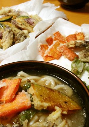 　みぞれ天ぷらうどん＊セルフで-レシピのメイン写真