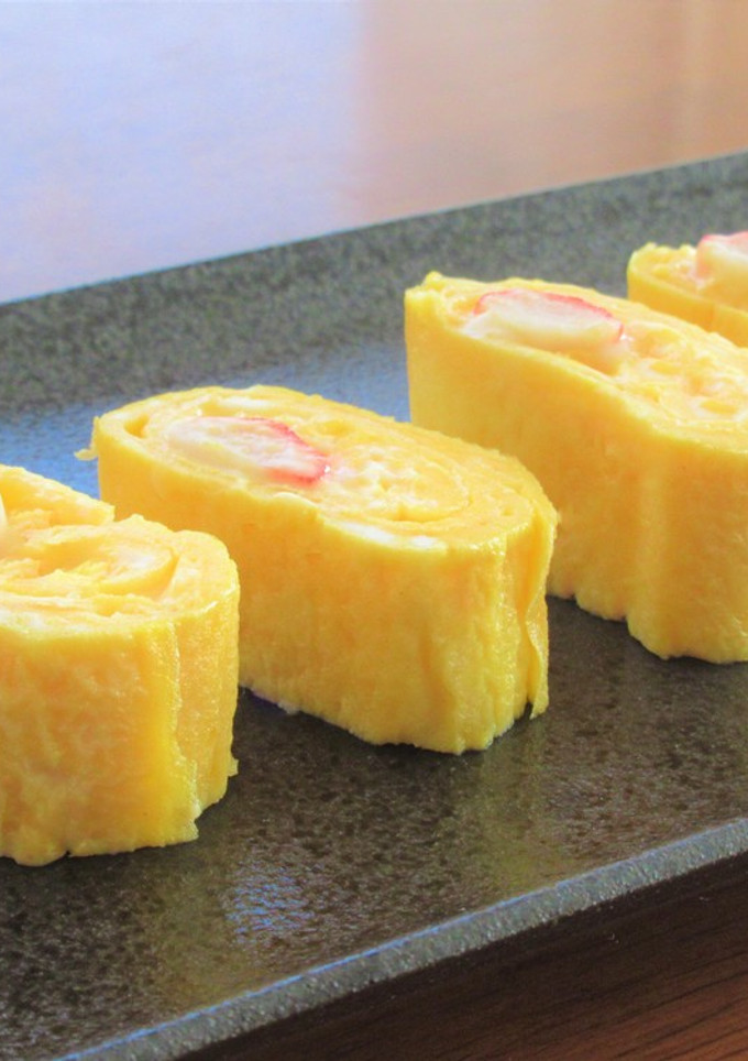 かにかまとチーズの卵焼き-レシピのメイン写真