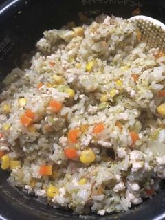 簡単離乳食☆コーン缶の炊き込みご飯-レシピのメイン写真