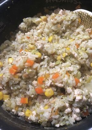 簡単離乳食☆コーン缶の炊き込みご飯-レシピのメイン写真