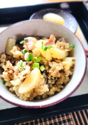 子供も喜ぶ☆数の子とベーコンの炊込みご飯-レシピのメイン写真